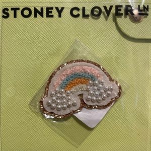 Stoney Clover Lane rainbow with pearls patch